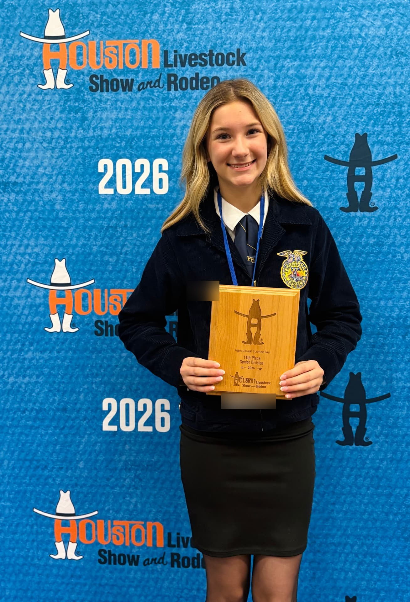 Morgan: 11th Place · Houston Livestock Show & Rodeo Ag Science Fair 2026