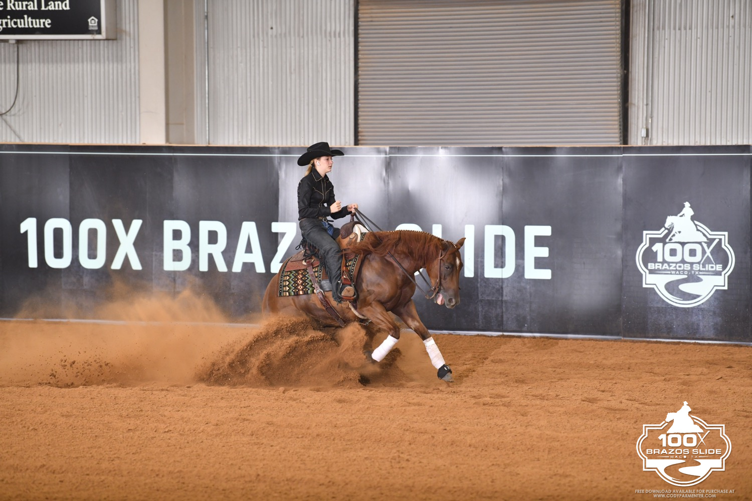 Morgan: Reining · 100X Brazos Slide, Waco
